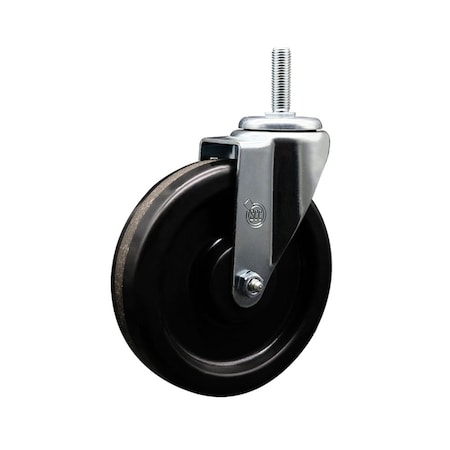 Service Caster 6 Inch Phenolic Wheel Swivel 34 Inch Threaded Stem Caster Service Caster SCC-TS20S615-PHR-34212